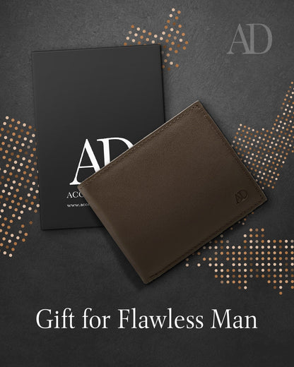 Bifold Wallet With Flip-Up ID Window
