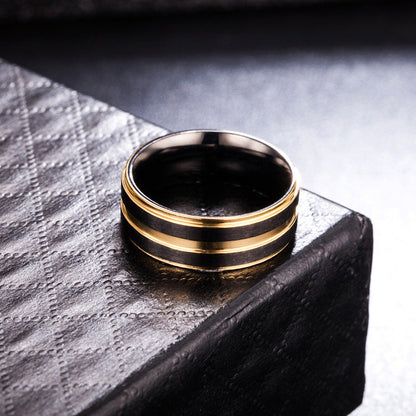 Men’s Titanium Steel Fashion Ring | Luxury Minimalist Band for Men | High-Sense Durable Titanium Jewelry | Trendy Matte Finish Comfort-Fit Ring | 2026 High-Fashion Male Statement Jewelry | Scratch-Resistant Band