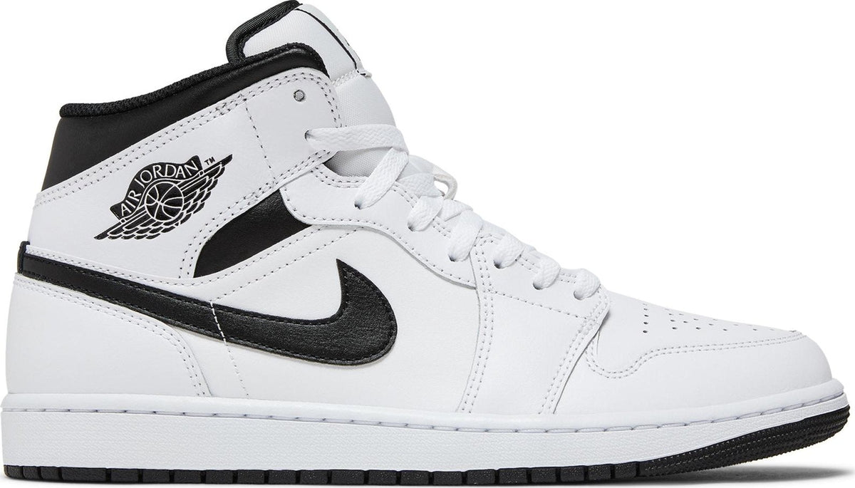 Air Jordan Men's Retro 1 Mid 'Reverse Panda' Sneakers