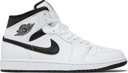 Air Jordan Men's Retro 1 Mid 'Reverse Panda' Sneakers