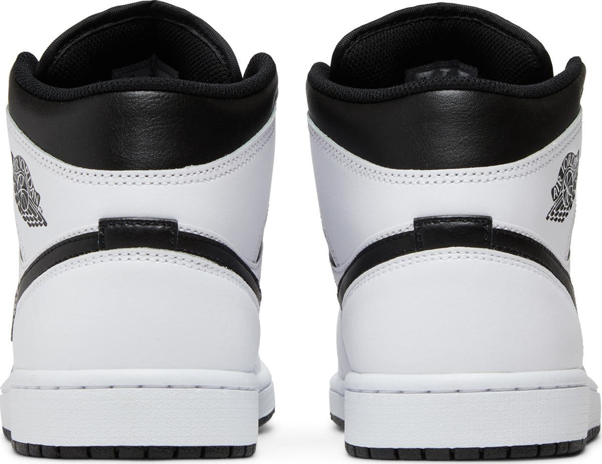 Air Jordan Men's Retro 1 Mid 'Reverse Panda' Sneakers