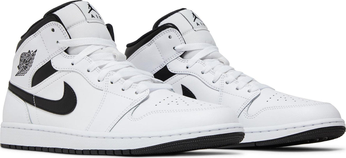Air Jordan Men's Retro 1 Mid 'Reverse Panda' Sneakers