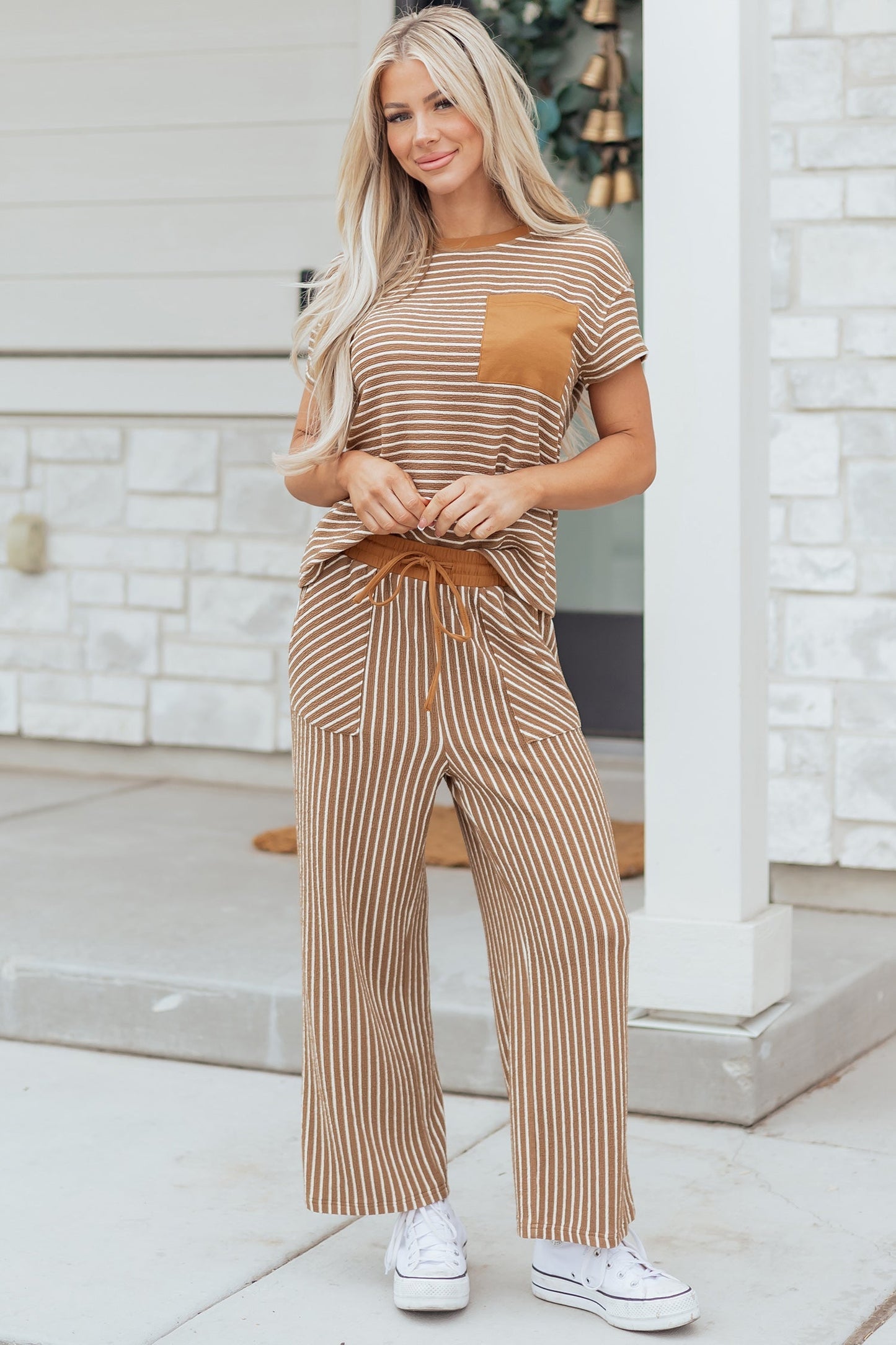 Threaded Pear Aspyn Stripe Tee