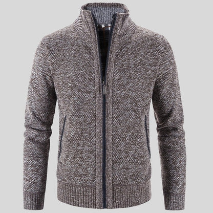 Men's Stand Collar Zip Jacket