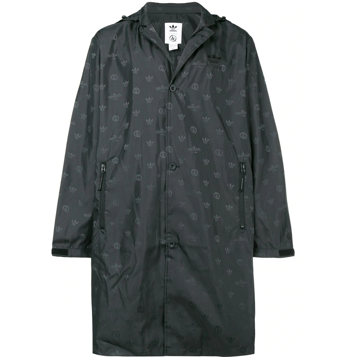 adidas Men's United Arrows & Sons Long Coat Jackets