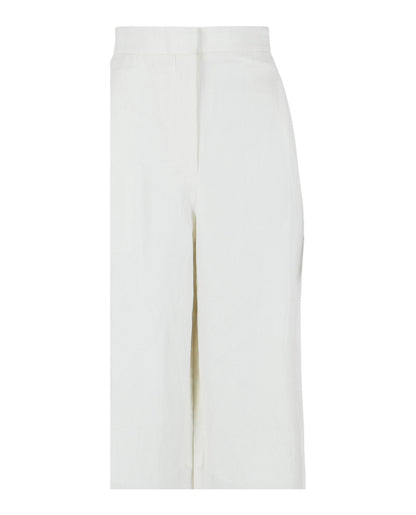 Ferragamo Wide-Leg Linen Pants