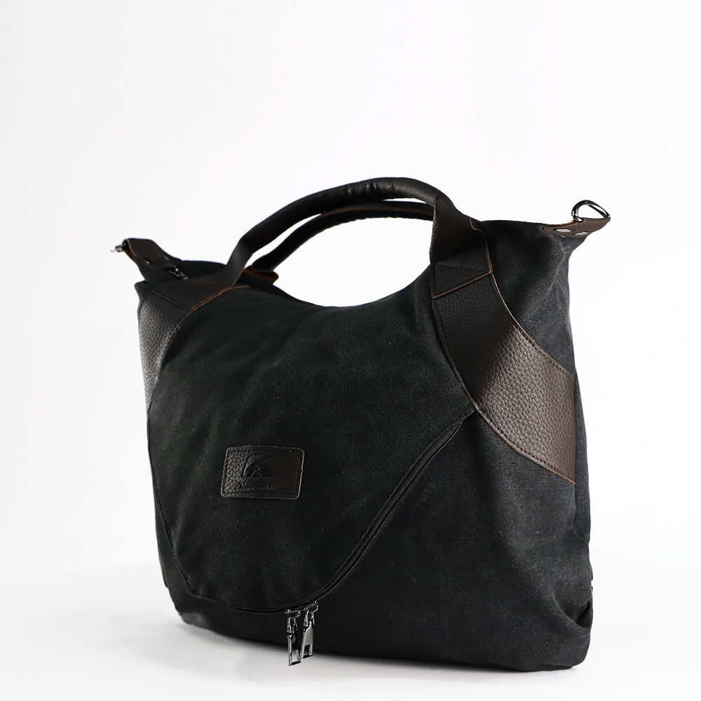 Minimalist Retro Canvas Shoulder Bag for Women | Vintage Crossbody Handbag | Large Capacity Aesthetic Daily Tote | High-Sense Casual Messenger Bag for Work & Travel