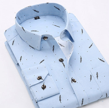 Men's Premium Floral Print Dress Shirt | Slim Fit Long Sleeve Flower Patterned Shirt | Stylish Hawaiian Vibe Casual Shirt for Men