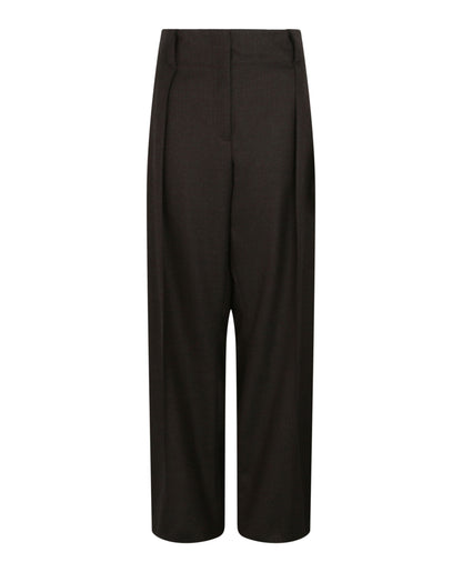 Ferragamo High-Waisted Wool Pants
