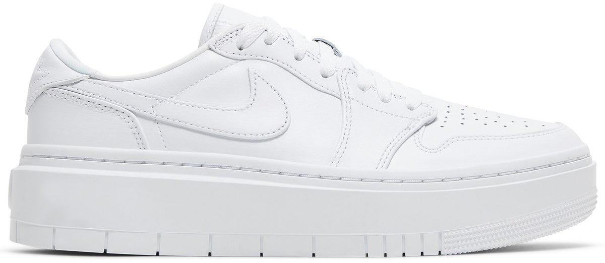 Air Jordan Women's Retro 1 Elevate Low 'Triple White' Sneakers