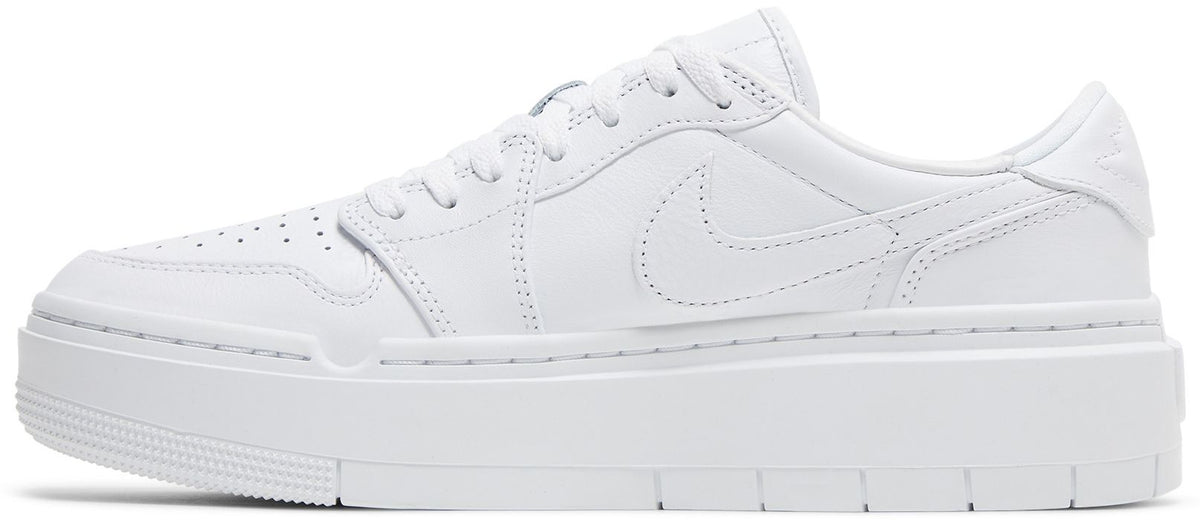 Air Jordan Women's Retro 1 Elevate Low 'Triple White' Sneakers