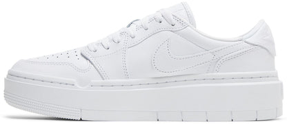 Air Jordan Women's Retro 1 Elevate Low 'Triple White' Sneakers