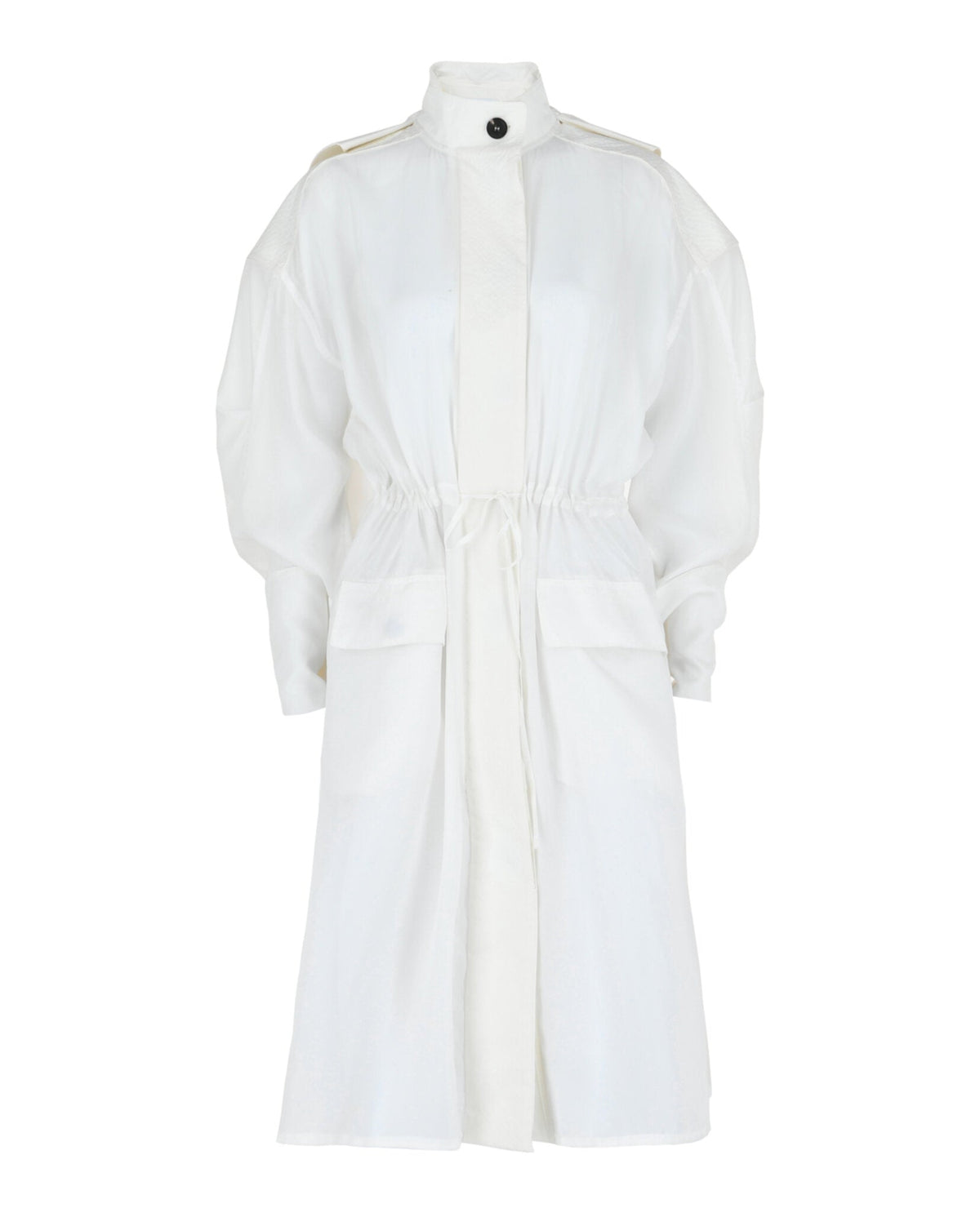 Ferragamo Long-Sleeved Hooded Trench Coat