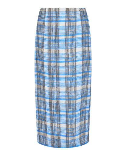 Ferragamo Plaid Print Maxi Skirt
