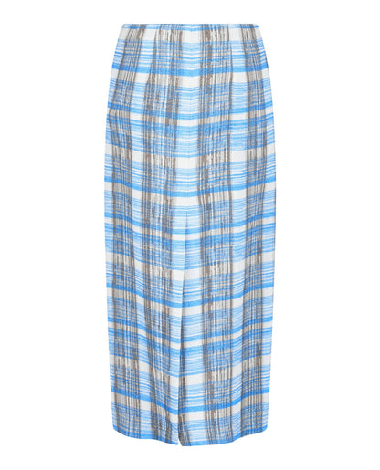 Ferragamo Plaid Print Maxi Skirt