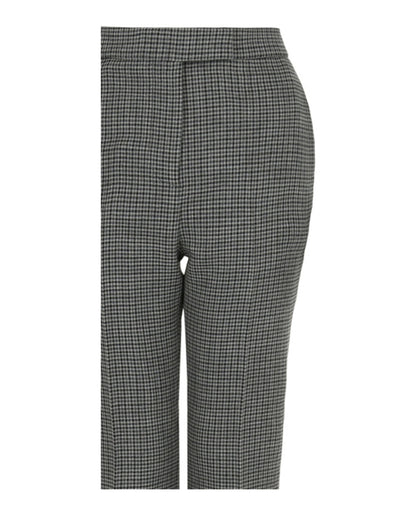 Ferragamo Wool Houndstooth Trousers