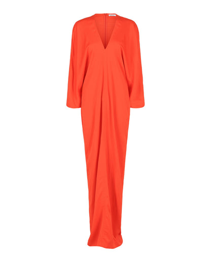 Ferragamo V-Neck Maxi Dress