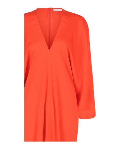 Ferragamo V-Neck Maxi Dress