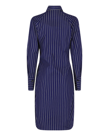 Ferragamo Pinstriped Shirt Dress