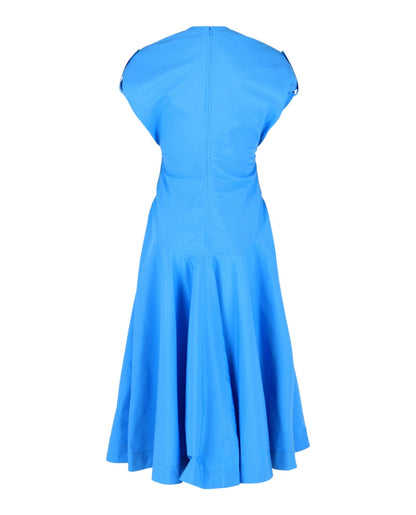 Ferragamo Cotton Poplin Midi Dress