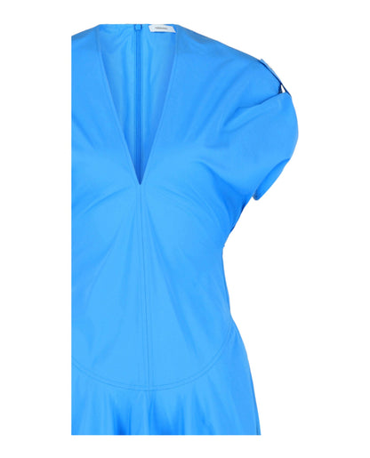 Ferragamo Cotton Poplin Midi Dress