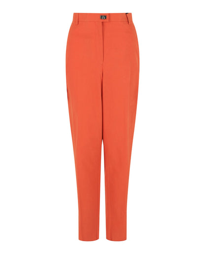 Ferragamo Gancini-Plaque Straight-Leg Trousers