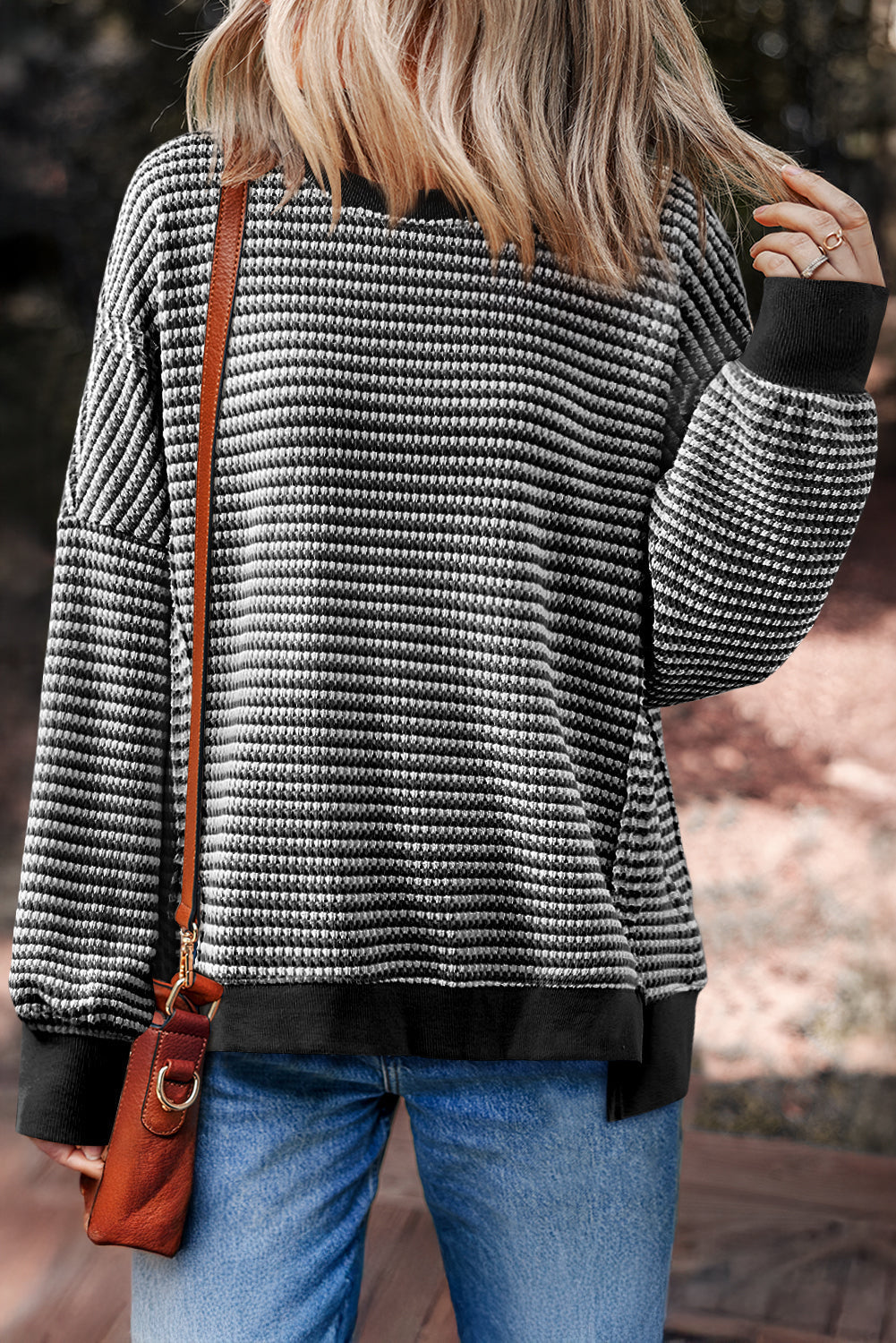 Threaded Pear Hattie Sleeve Oversize top Long Sleeve Top