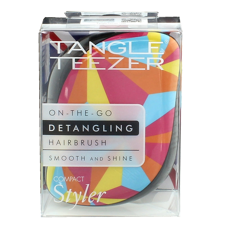 Tangle Teezer Detangling Compact Styler Hair Brush Abstract Pattern