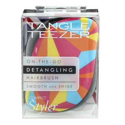 Tangle Teezer Detangling Compact Styler Hair Brush Abstract Pattern