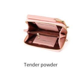 Fashion Lychee Pattern Solid Color Crossbody Bag | Premium Pebbled Texture Shoulder Bag | Minimalist Diagonal Sling Purse for Women | Elegant Daily Travel Messenger Bag