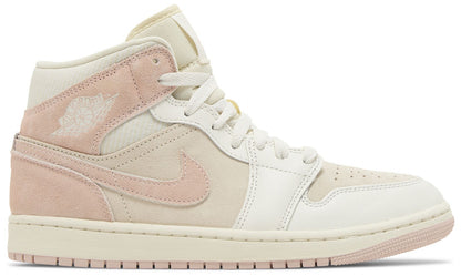 Air Jordan Women's Retro 1 Mid Se 'Seersucker' Sneakers