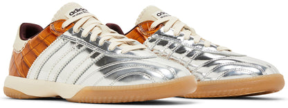 adidas Men's Wales Bonner X Samba Millennium 'Silver Metallic Easy Yellow' Sneakers