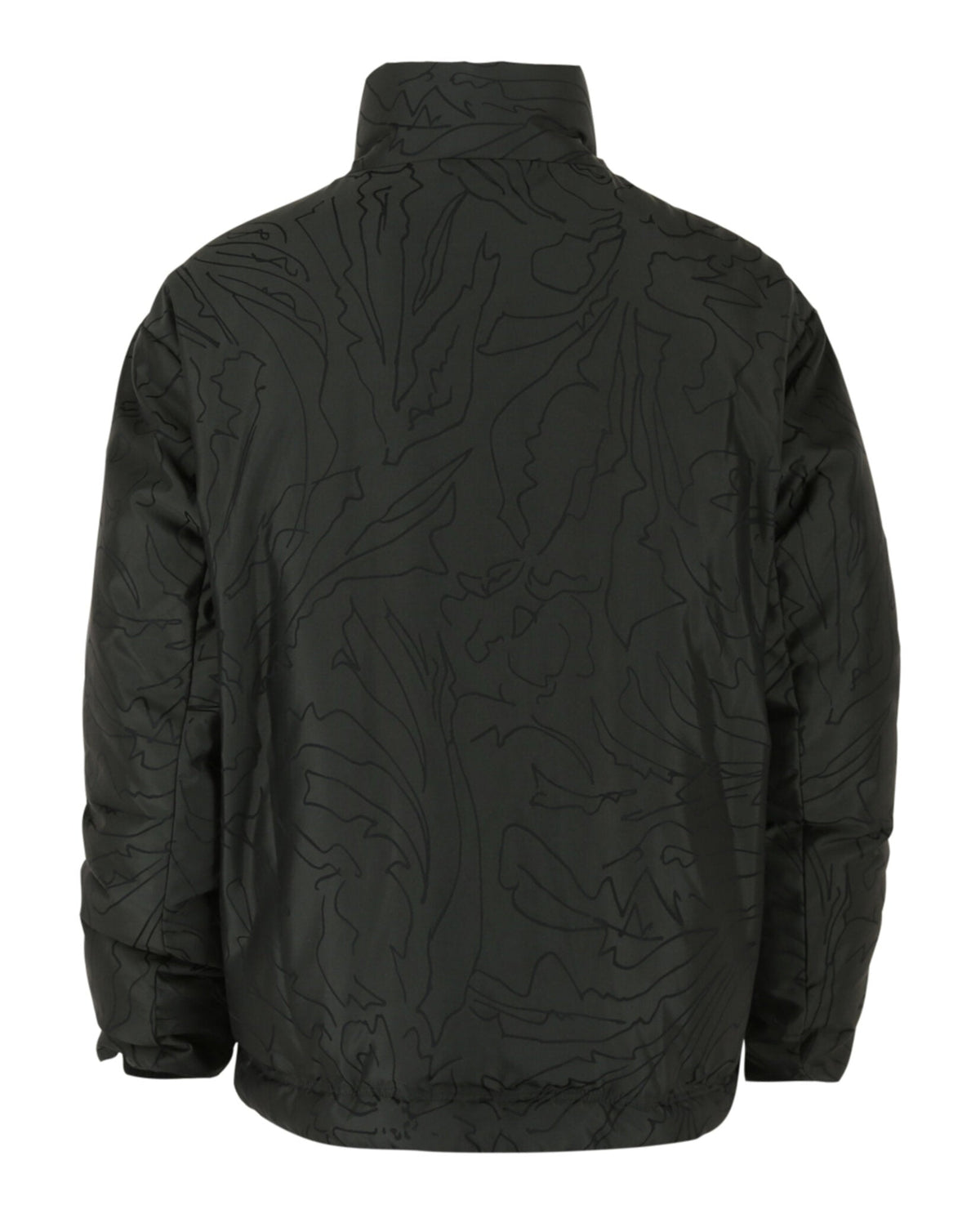 Ferragamo Abstract Print Quilted Jacket