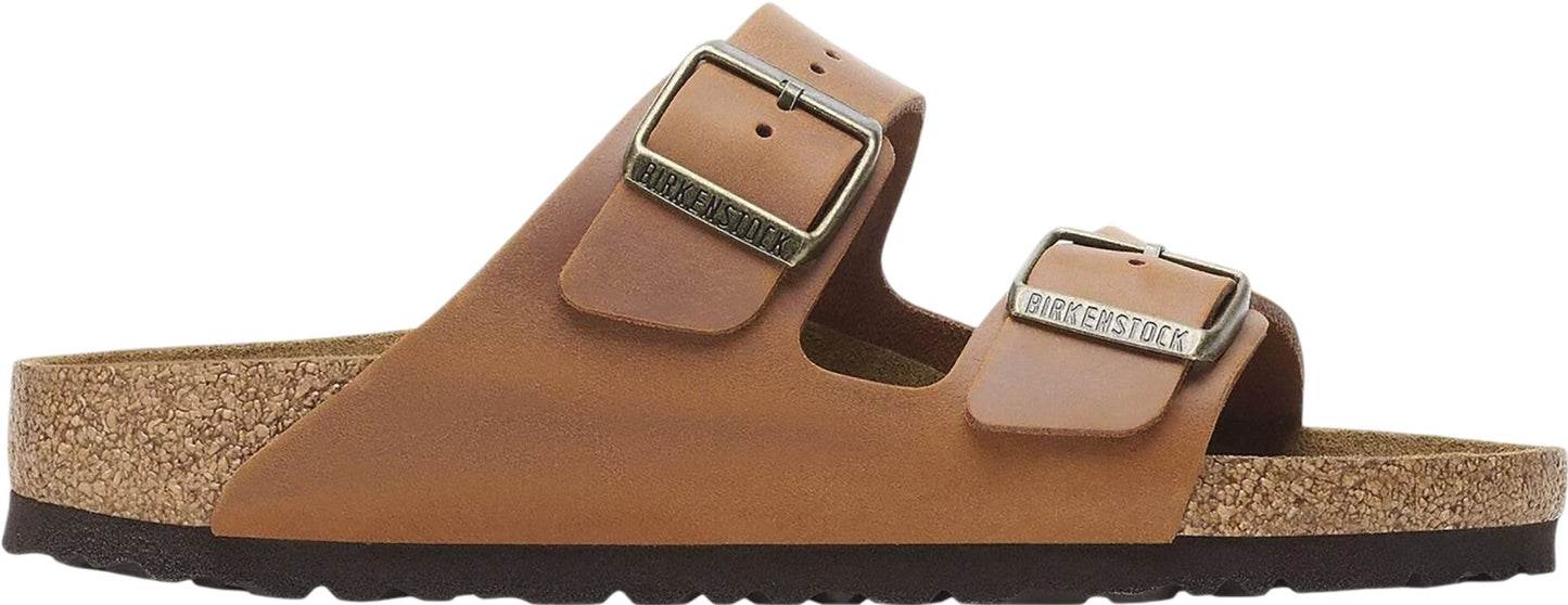 Birkenstock Unisex Arizona BS Natural Leather Cognac