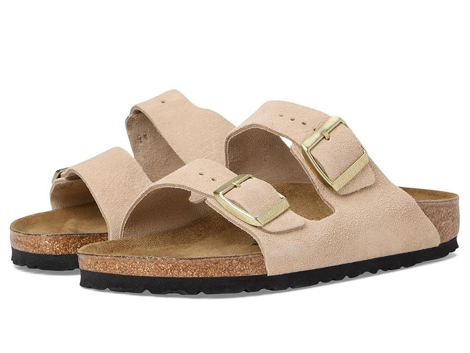 Birkenstock Arizona Suede Leather Sandals Narrow
