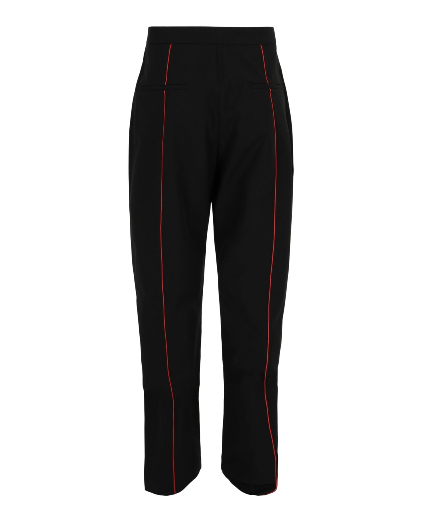 Ferragamo Contrasting-Trim Straight-Leg Track Pants