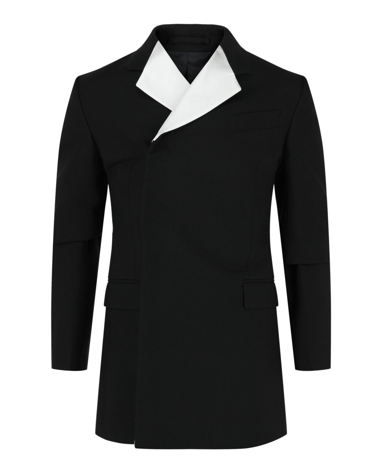 Ferragamo Silk Trimmed Double-Breasted Blazer