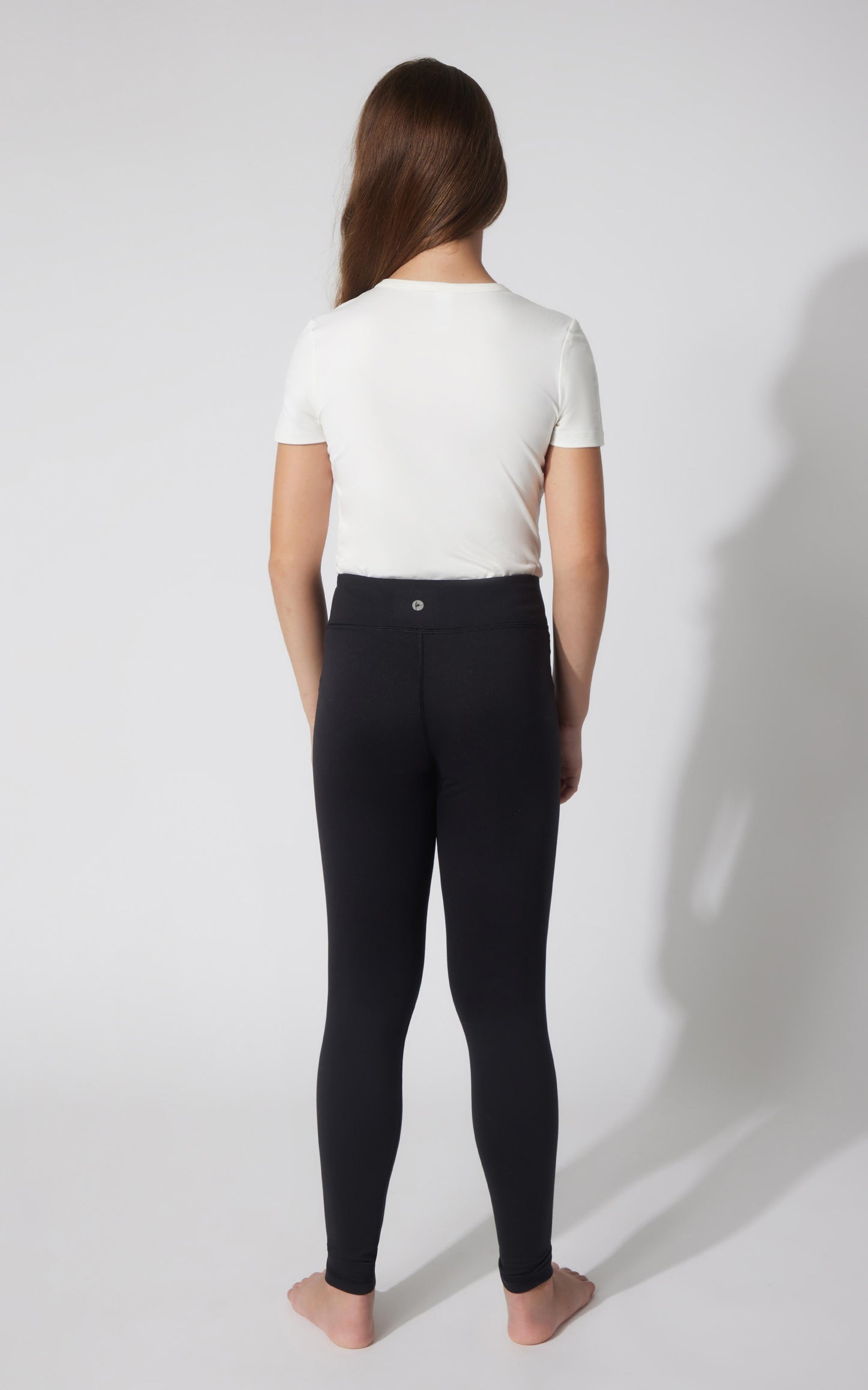 90 Degree by Reflex Girls 2 PK Lux Crossover Legging + 6" Bike Short