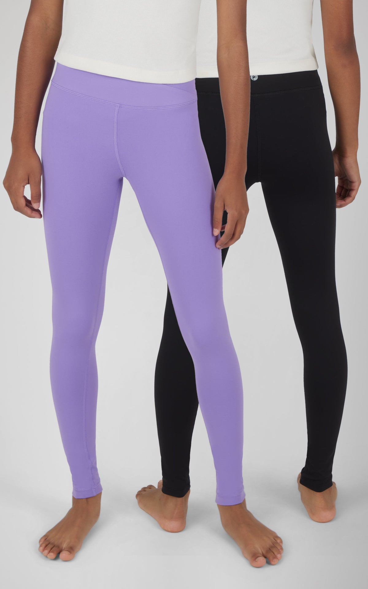 90 Degree by Reflex Girls 2 PK Crossover and Everyday Legging