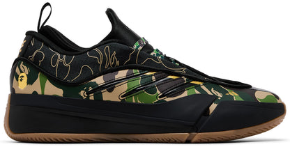 adidas Men's Dame 9 'Bape Black Green' Sneakers