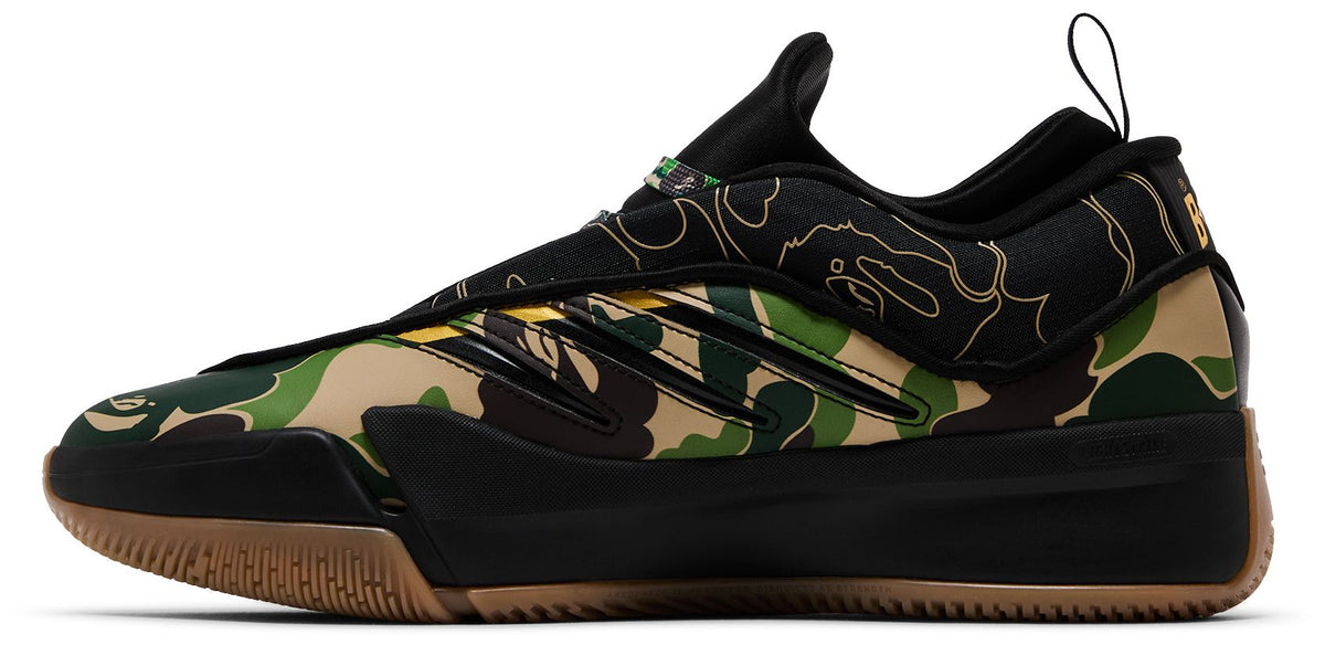 adidas Men's Dame 9 'Bape Black Green' Sneakers