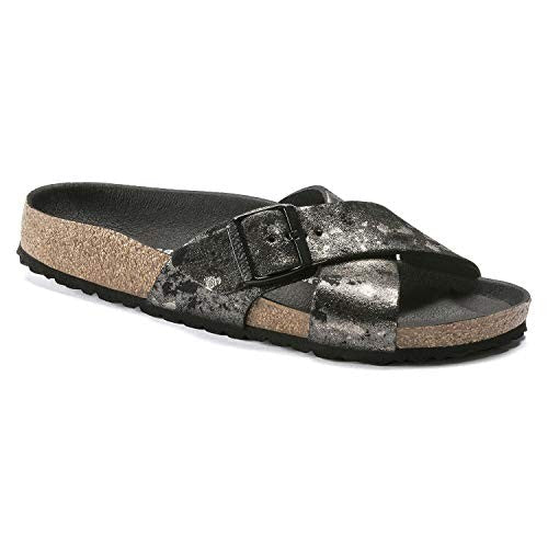 Birkenstock Unisex Siena Vintage Leather Black