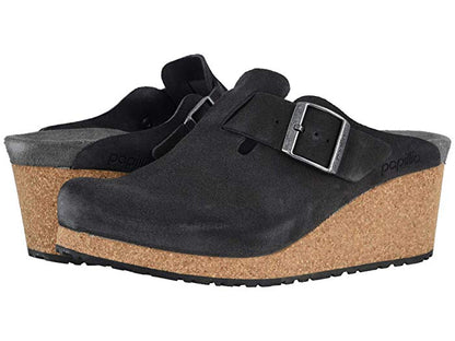 Birkenstock Unisex Fanny Suede Leather Anthracite