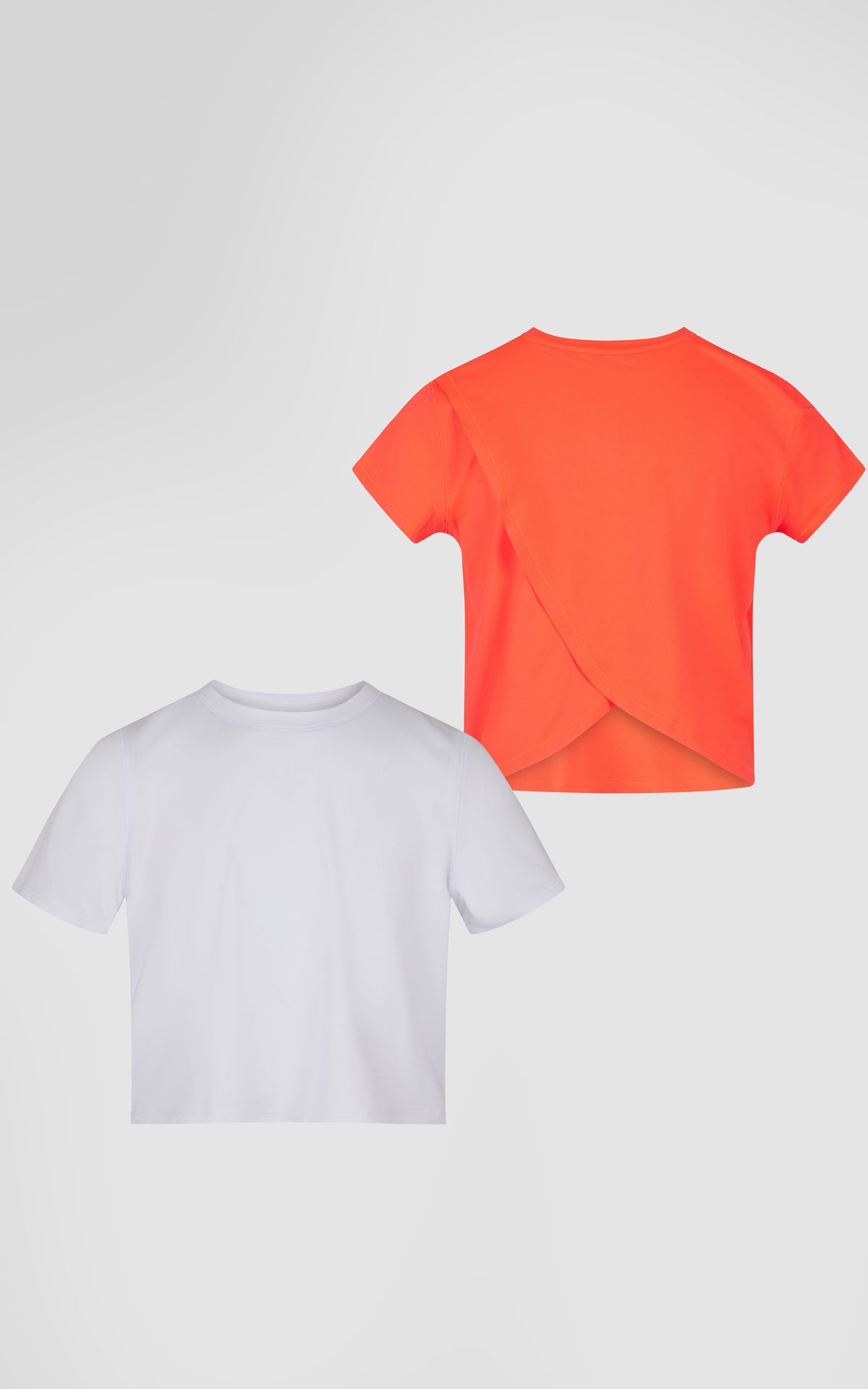 90 Degree by Reflex Girls 2 PK Tulip Back and Super Soft Tee