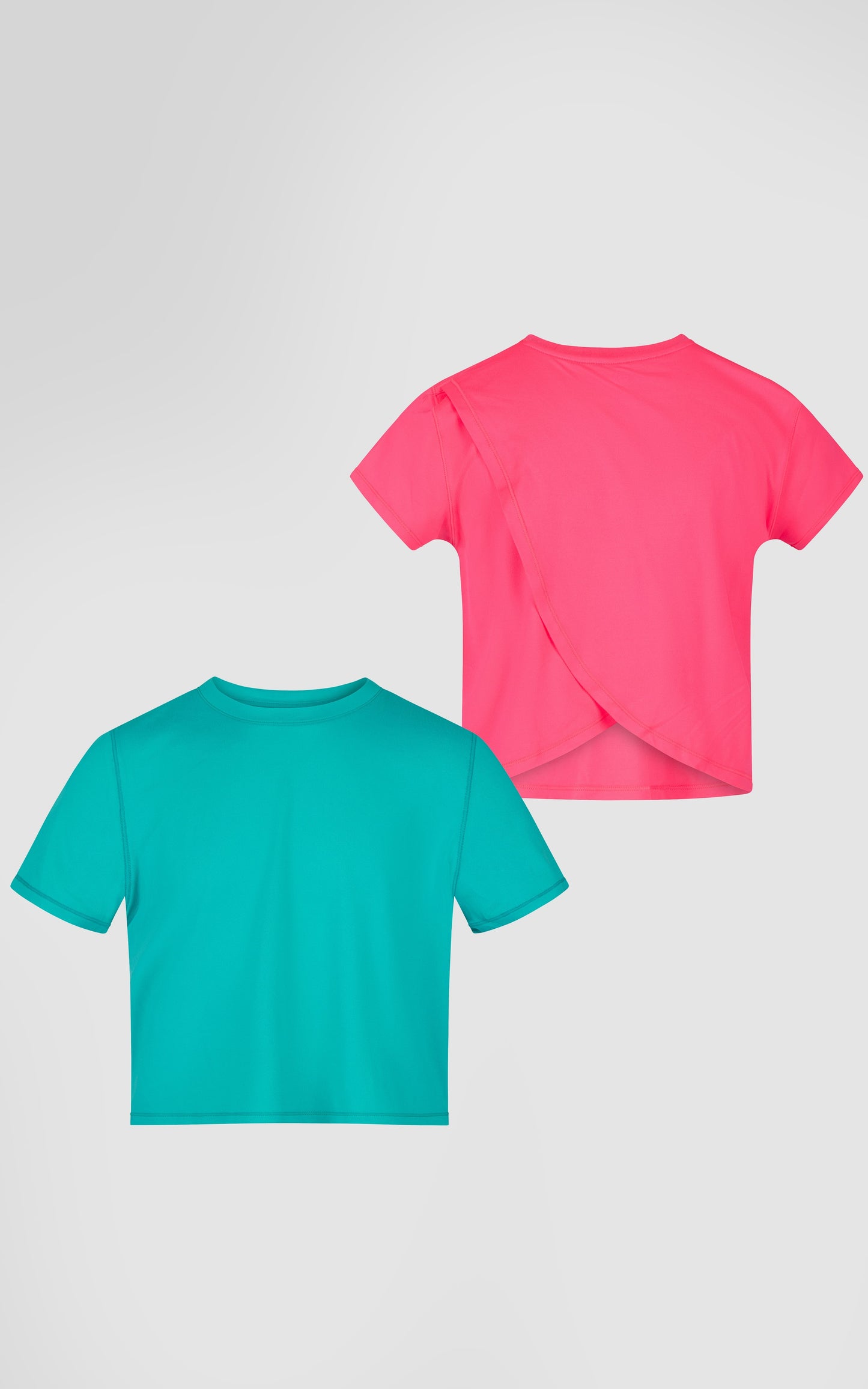 90 Degree by Reflex Girls 2 PK Tulip Back and Super Soft Tee