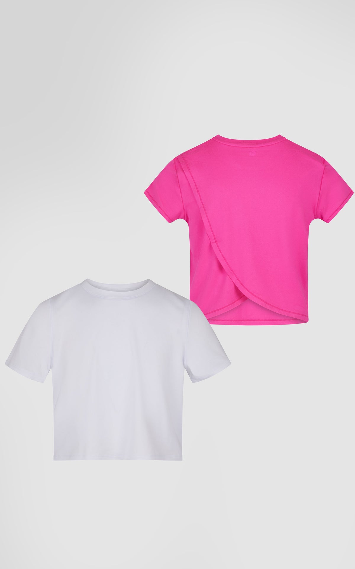 90 Degree by Reflex Girls 2 PK Tulip Back and Super Soft Tee