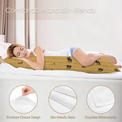Baha Ranch Saddle Up Body Pillow Cover Made in America