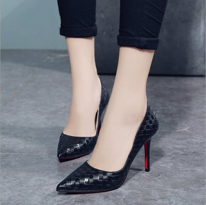 Women’s High-Sense Floral Pointed-Toe Stiletto Heels | Elegant Professional Formal Pumps | Trendy Minimalist Sleek Office Heels | Luxury-Label Statuesque Radiant Footwear | 2026 High-Fashion Floral-Luxe Essential