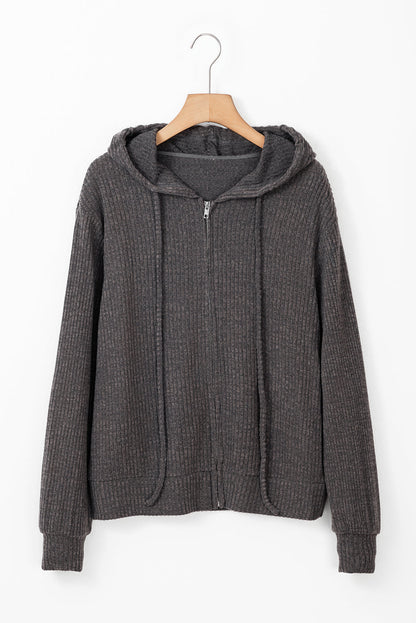 Threaded Pear Eleanor Up Front Drawstring Hoodie