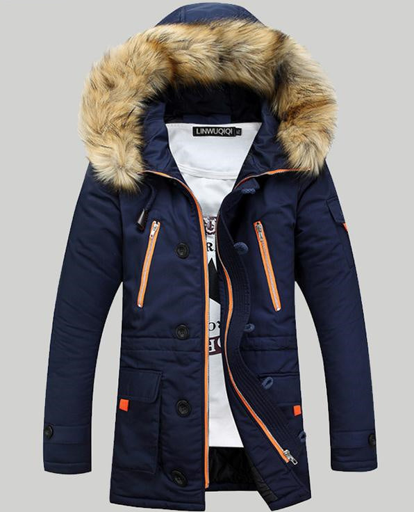 Men’s Hooded Padded Winter Jacket